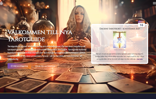 Tarotguide.se - Webbplats  <small>(Sep 25)</small>